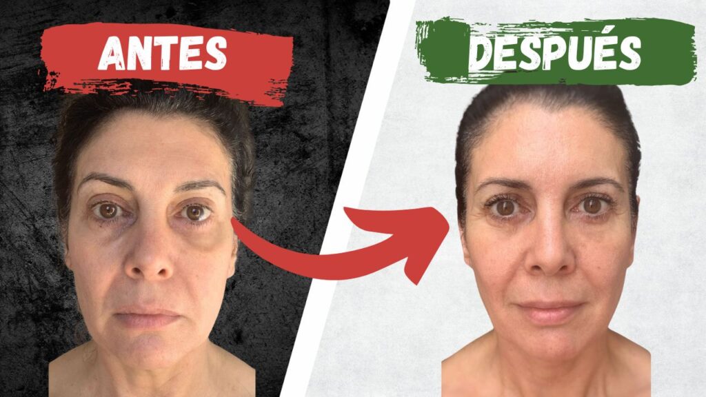Antes y Después Método Sakura Trifásico Yoga Facial
